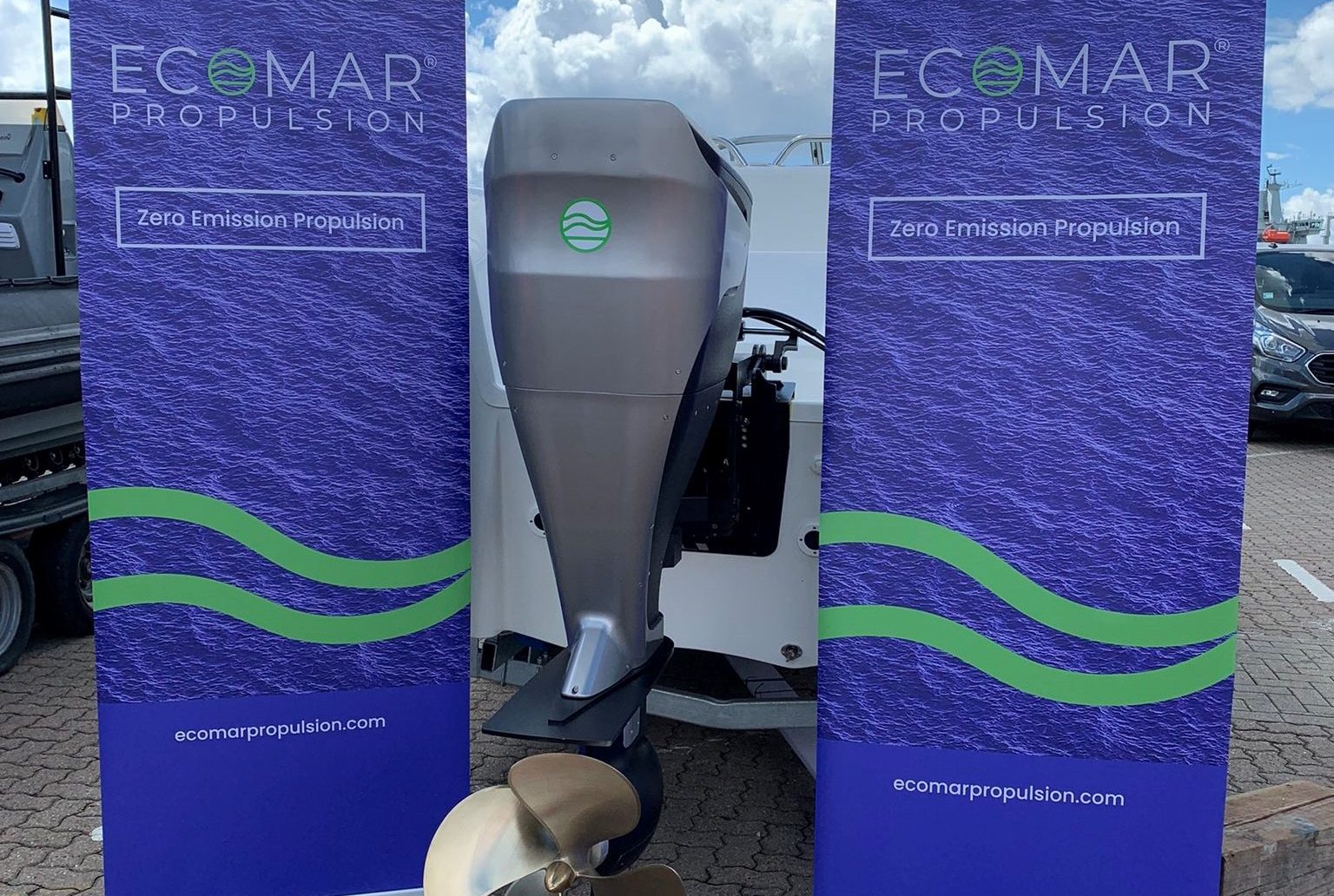 Ecomar Propulsion reveal radical new zero emission outboard
