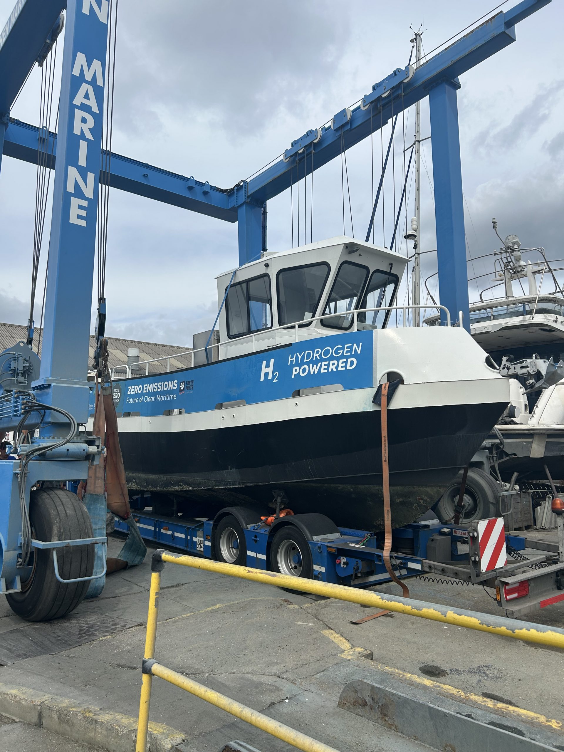 Hydrogen Boat returns to the Solent